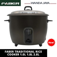 FABER TRADITIONAL RICE COOKER 1.0L 1.8L 2.8L FRC-610 FRC-618 FRC-628