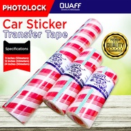 QUAFF Car Sticker Transfer Tape 9inches/12inches/24inches
