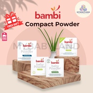 Bambi Baby Compact Powder Full Case/Bambi Solid Baby Powder/Solid Powder | Normal Skin Baby Solid Po