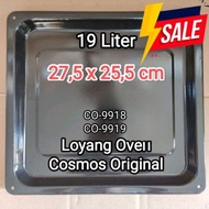 Nampan Tray Baki Loyang Oven Listrik Cosmos 19 Liter 9918 R / 9919 R Original 27,5 x 25,5 cm Original