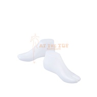 Plastic Feet Mannequin/1 Pair Adult Female Feet in White Color/Mannequin Foot/Shoes Leg Foot Display