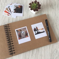 A5 Softcover Scrapbook - Kraft Material Notebook/Photo Album