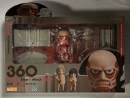 全新未開 GSC 黏土人 360 超大型巨人及進擊套組 Colossal Titan & Attack Playset 進擊的巨人 Attack on Titan Good Smile Company