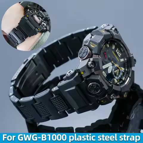 GWG B1000 Big Wrist Extended Plastic Steel Strap For G-SHOCK Casio Gen3 New Mudmaster 5713 GWG-B1000