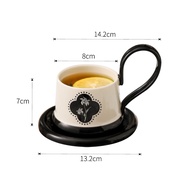 French medieval atmosphere coffee cup high-end exquisite afternoon tea cup saucer small crowd light 