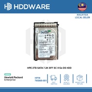 HP 2TB SATA 7.2K SFF SC 512e DS HDD 2.5'' // 765869-001 // 765455-B21