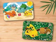 WEDAR 薇達 寶可夢 Pokémon 比卡超 伊貝 水蜜桃風味錠(12g)  推蓋式鐵盒連糖贈磁鐵 小物收納盒 飾物盒