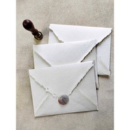 Handmade Envelope C5 Off-White – Vintage & Unique, Recycled Paper