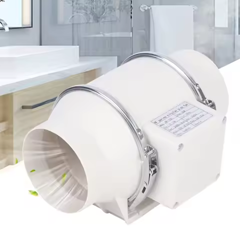 Duct Round 3 Inch 4 Inch 5 Inch 6 Inch Exhaust Ventilation Fan Kitchen Household Extractor Fan Bathr