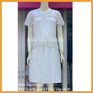 [SIZE 40-100KG] Đầm bầu đi làm big size vải mát mùa hè kiểu dáng dễ thương cho mẹ trẻ có size từ 40-