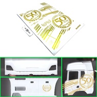 1 Set Gold Painting Sticker for 1/14 Tamiya RC Truck Car Scania 770s Diy Parts Toys