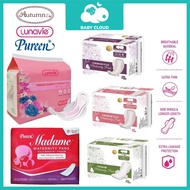 Autumnz | Pureen | Lunavie | Premium Maternity Pads Daytime Overnight Pad Maternity Pregnant