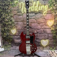 Gibson SG Standard Electric Guitar Cherry Red Vibrola Tremolo Bridge Professional Guitar
