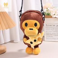 Chuffed Monkey MOBILE PHONE BAG MiloMonkey Phone Bag Shoulder Children's Monkey Bag Single Shoulder Crossbody Bag new