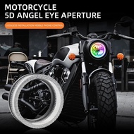 1.5/3inch Car 12V LED Round Square Angel Eye Aperture Daytime Running Light Headlight Cars Motorcycl
