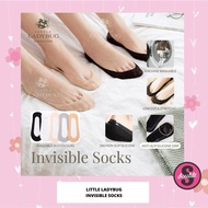 Little Ladybug Invisible Socks Ladies, Non-slip No Show Socks, SG ready stock