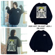 OVERPRINT POP ART JQ KNIT VER:1 (BLACK)