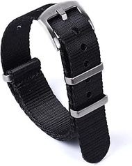 Nylon Nato Watch Strap 20 22mm Watchband Fit For James Bond 007 Military Seatbelt Watch Band Fit For