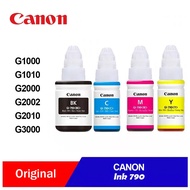 หมึก CANON 2010/3000/3010 แท้ หมึกเติม 790 สี BK, C, M, Y หมึกพิมพ์ Canon GI-790 Nvl4ใช้กับพริ้นเตอร์อิงค์เจ็ท Canon G1000/2000/30004000/1010/2010/3010/4010