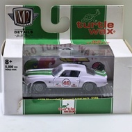 M2 Straws 1970 Chevrolet Coral Milo Z/28 RS Turtle 1/64 Alloy Car Model