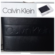 CALVIN KLEIN  MEN'S BLACK LEATHER BILLFOLD  VALET WALLET W/ RFID PROTECTION $48 Original from USA 🇺🇸