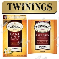 ⭐ Twinings ⭐Earl Grey Jasmine Black Tea 20 tea bags 🍵 ชาทไวนิงส์ เอิร์ลเกรย์มะลิ ชาดำ แบบกล่อง 20 ซอง ชาอังกฤษ นำเข้าจากต่างประเทศ พร้อมส่ง