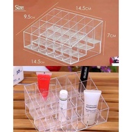 24 slot lipstick rack