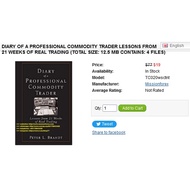 Diary of a Professional Commodity Trader Lessons from 21 Weeks of Real Trading (Total size: 12.5 MB 