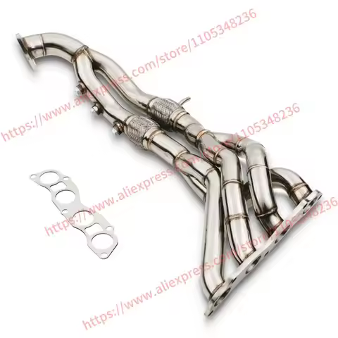 STAINLESS STEEL 4-2-1 EXHAUST MANIFOLD FRONT DECAT DOWNPIPE for HONDA CIVIC FN2 TYPE R MANIFOLD HEAD