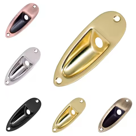 Boat-Shaped JackPlate With Screws Precision-Crafted JackPlate For Style Guitars 81.5x32x13mm Electri
