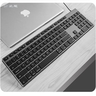 Aluminum Alloy USB Wired Keyboard Office Suitable for Apple Mac Notebook Mute Design Lightweight Neutral Keyboard