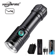 HaixnFire DV38 Super Bright Diving Flashlight 3500 lumen Water lungs Diving flashlight Waterproof fl