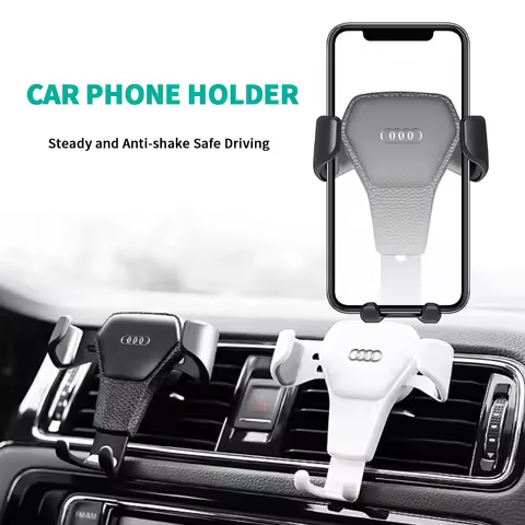 Gravity Car Phone Holder Bracket Air Vent Clip Mount Stand Interior Accessories For Audi S4 S5 S6 S7