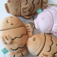Panpan planet bear taiyaki pendant Fish Keychain