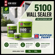 Nippon Paint 5100 Wall Sealer Exterior Primer Sealer Undercoat Paint  5L 18L
