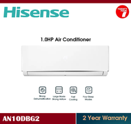 [ Delivered by Seller ] HISENSE 1.0HP Standard Non-Inverter Air Conditioner / Aircond / Air Cond R32