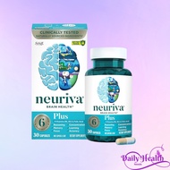 NEURIVA Plus Brain Supplement for Memory and Focus 30 Capsules