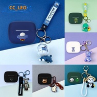 For Anker Soundcore A20i Case Cartoon Panda Dinosaur Keychain Pendant Soundcore A20i Silicone Soft C