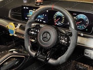 《C.D.M》全新正廠 MERCEDES-BENZ 平治 AMG Carbon Fiber碳纖維 809軚盤 Steering Wheels Leather / Nappa皮 C200 C63 E250 W CLA GLA GLE W177 W222 W205 S class SLK