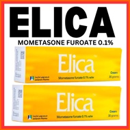 ◙ ◸ ☂ Elica Cream 30g Exp Feb 2026 Mometasone Furoate 0.1%