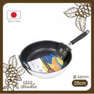 HOKUA - 日本製 FUKAMI 28cm (深6.6cm)DAIKIN Silkware 不黏塗層深煎鍋(平行進口)