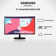 Samsung 27" Essential Curved Monitor S3 S36C / LS27C360EAEXXS