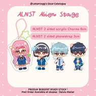 GANTUNGAN {Catspringg} Alien Stage ALNST Mizi, Sua, Ivan Till 6cm Acrylic Charms & 3cm Phonestrap | 