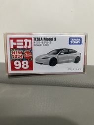 Tomica車仔-Tesla Model 3 連膠盒 (1/63 ,不是微影)