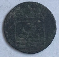 C606 , Koin VOC Zeeland 1794 kondisi terpakai