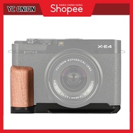Yc Onion Wooden Grip for Fujifilm X-E4 Camera l Hand Grip XE4