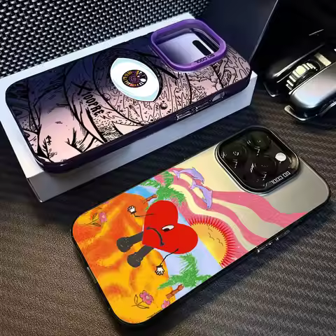 Bad-Bunny Love X100pre Coque For Apple iPhone 16e 16 14 15 13 11 Pro Max Plus Case 12 13 Mini 16e Sh