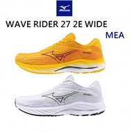 MIZUNO WAVE RIDER 27 2E WIDE MEN รองเท้า มิตซูโน่ รองรับการวิ่ง และออกกำลังกาย แท้