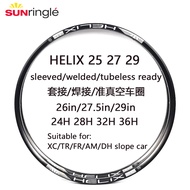 Sunringle bike rim HELIX TR25 TR27 TR29 26 27.5 29 inch rim basikal MTB Bicycle Mountain Circle TUBE