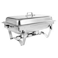 ถาดอาหาร เตาแอลกอฮอล์ ถาดสแตนเลส ถาดอุ่นบุฟเฟ่ต์ Chafing Dish ถาดสแตนเลสฝาแก้ว  ถาดสแตนเลสฝาสแตนเลส เตาแอลกอฮอล์เดี่ยว เตาแอลกอฮอล่คู่